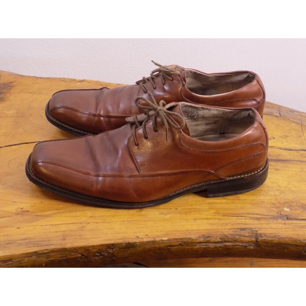 Florsheim mens 12D Medfield Plain Toe Oxford Alverson Brown Leather Grandpa Core - Picture 2 of 7